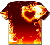 Le t-Shirt HeartFire
